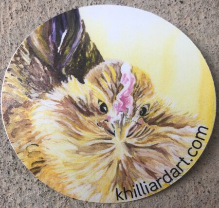 Sticker Quiche | Karen Hilliard Art | Chicken