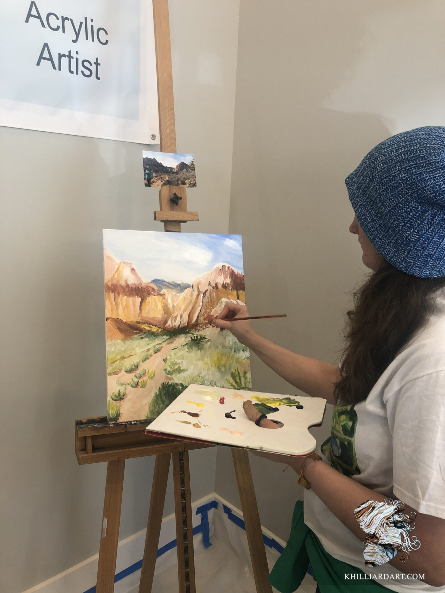Karen Hilliard Art Blog | Red Rock Canyon | Painting for Charity