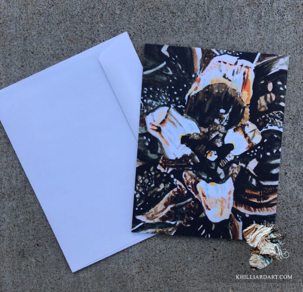 Pine Cone Postcard | Karen Hilliard Art | Red Rock Canyon Series 1