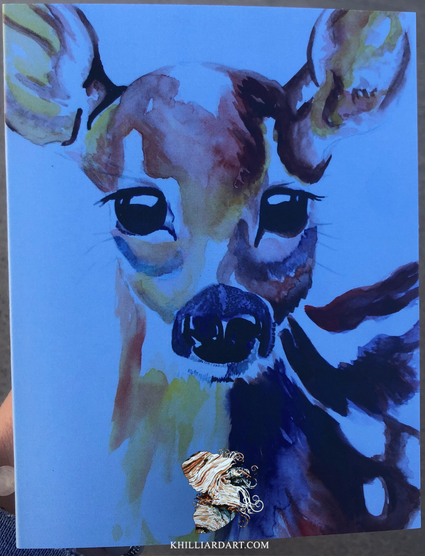 Woodland Greeting Cards | Karen Hilliard Art | Watercolor Animals | Fawn